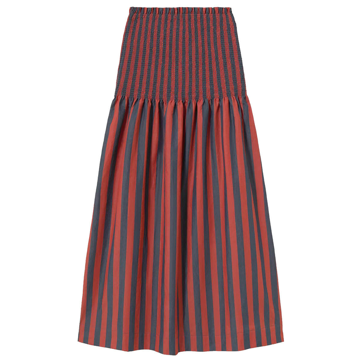 Stripes Smocking Skirt by The Tiny Big Sister