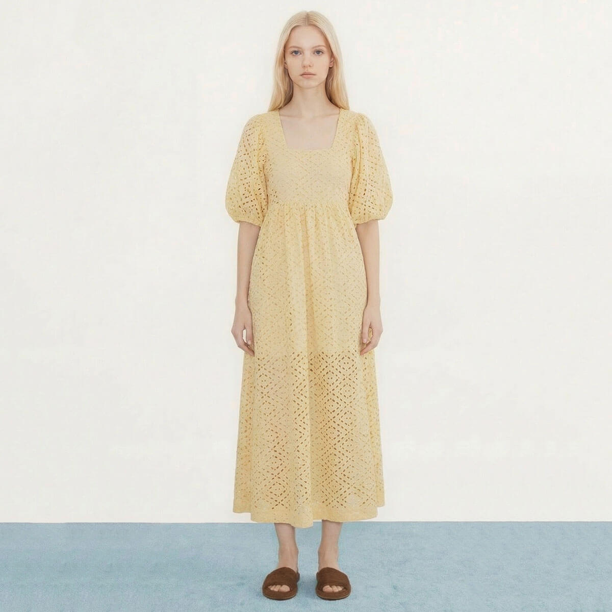 Puff Sleeves Dress by The Tiny Big Sister