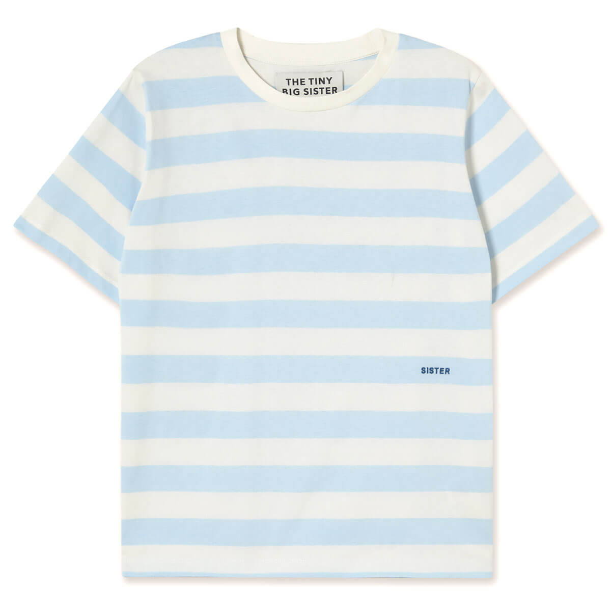 Striped Tee in Blue by The Tiny Big Sister