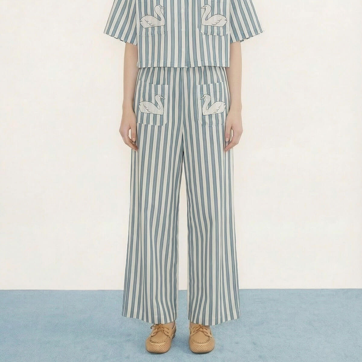Swans Pants by The Tiny Big Sister
