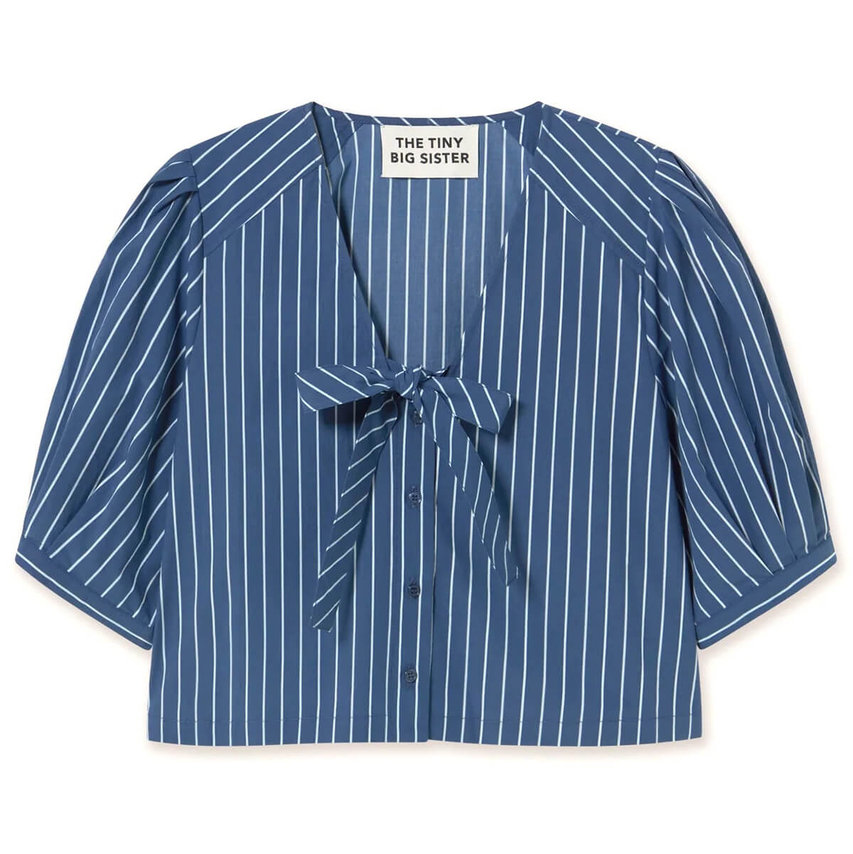 Striped Bow Blouse by The Tiny Big Sister