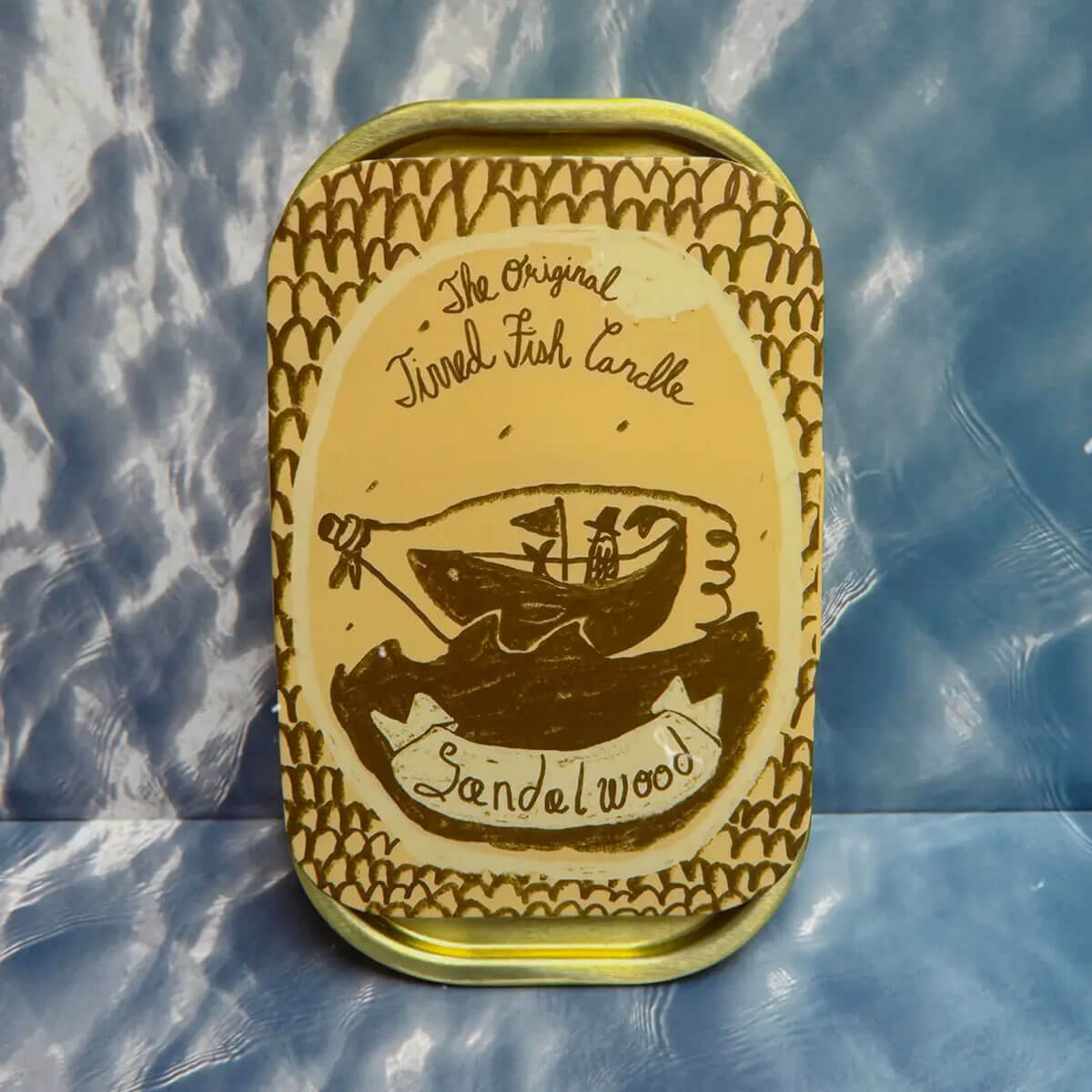 Sandalwood Tinned Fish Candle by Tinned Candle