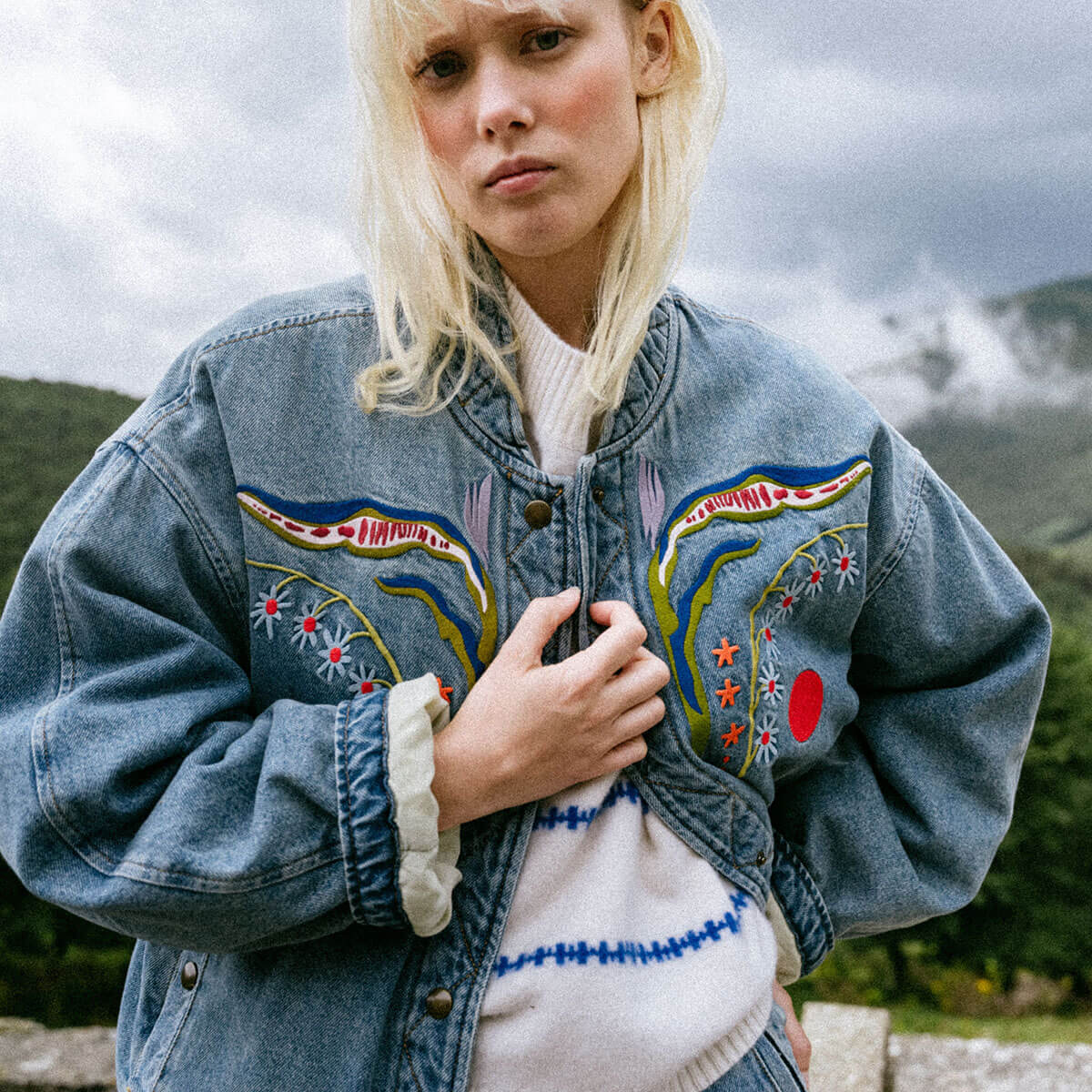 Destiny Jacket in La Vague by Tinsels
