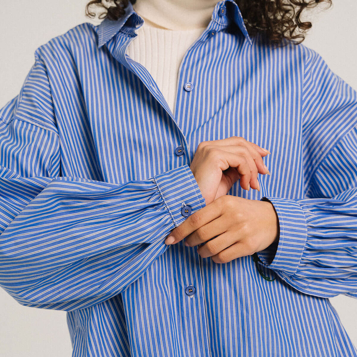 Fama Kate Shirt in Indigo by Tinsels
