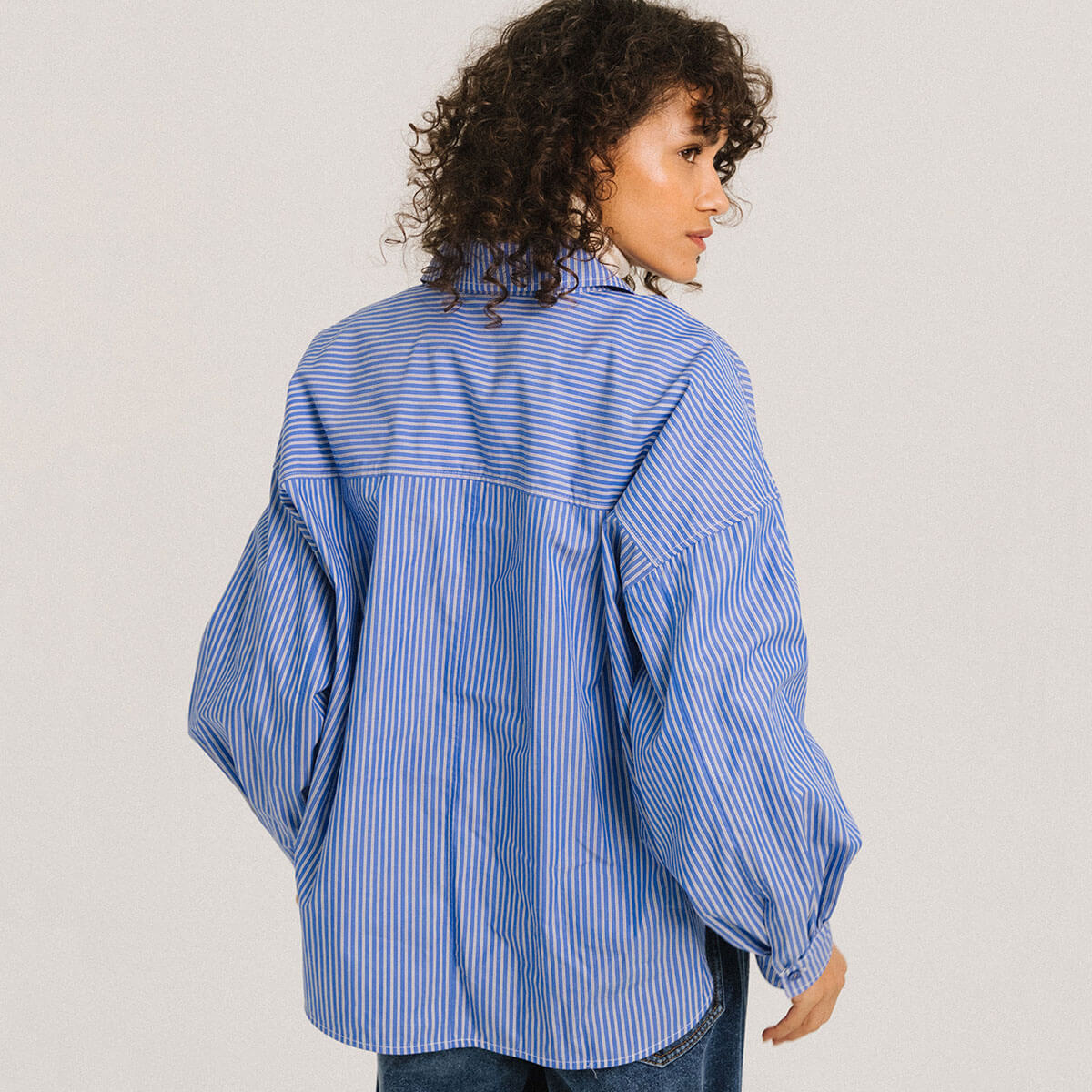 Fama Kate Shirt in Indigo by Tinsels