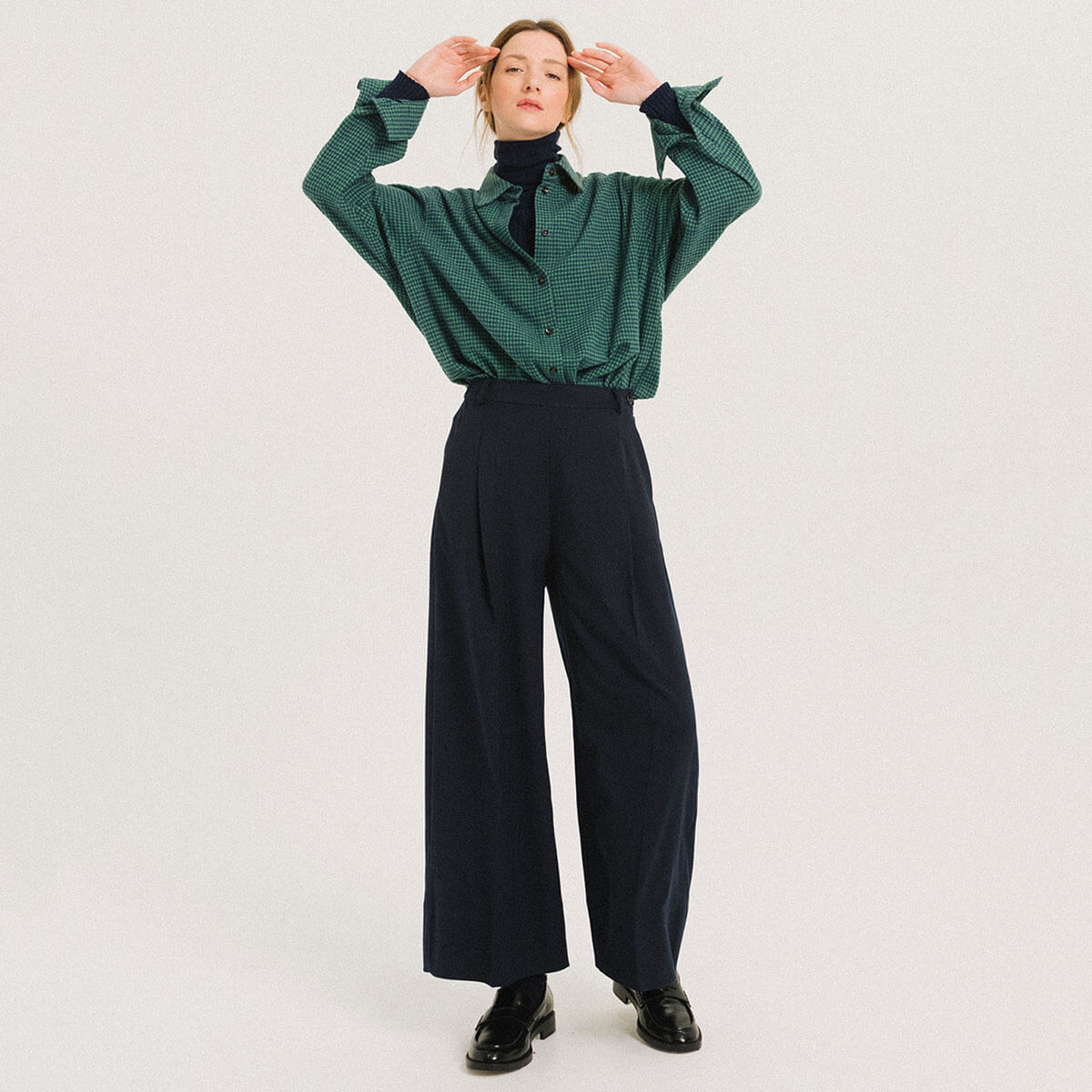 Wyoming Poem Shirt in Green by Tinsels