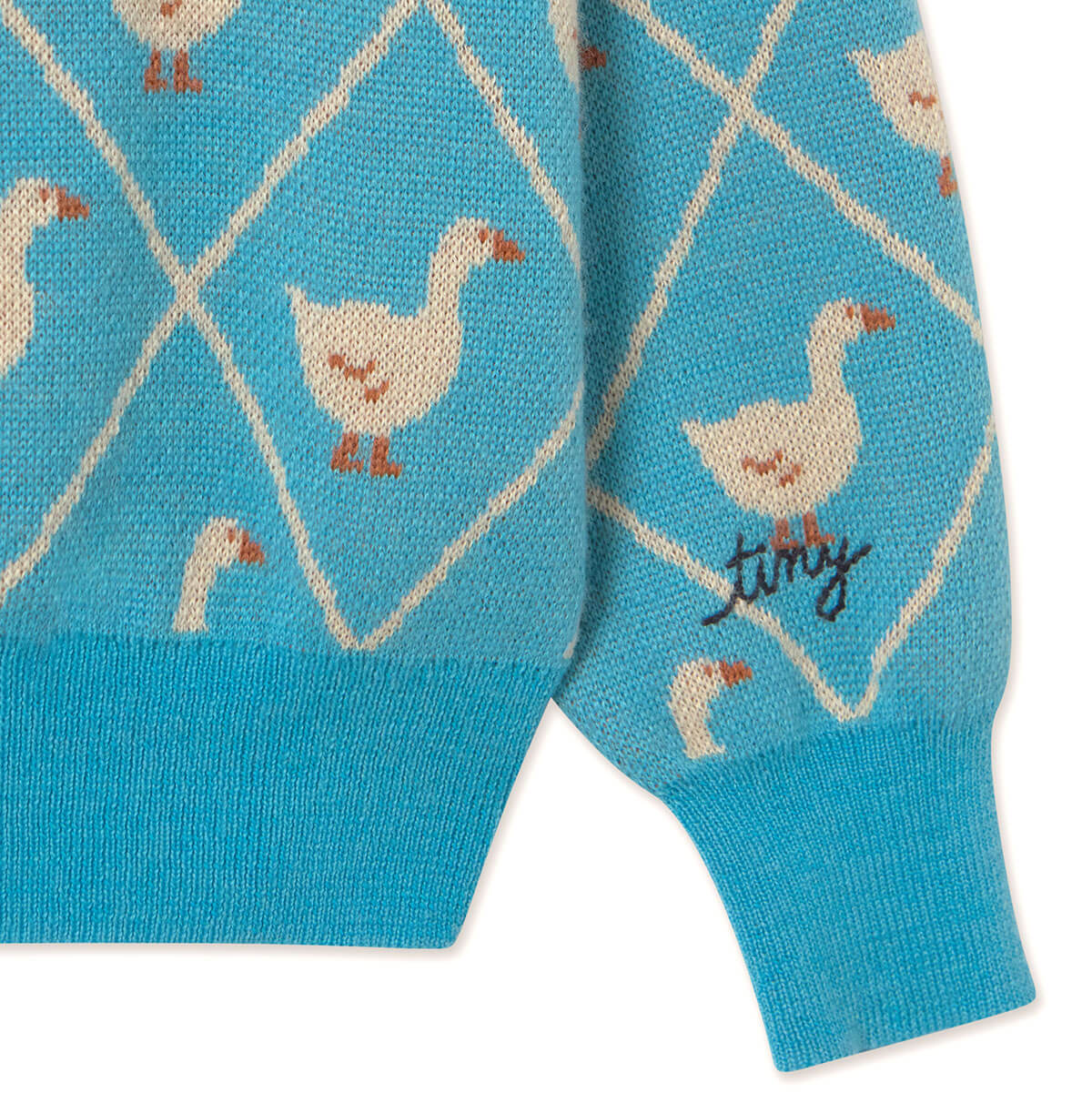 Geese Cardigan by Tinycottons