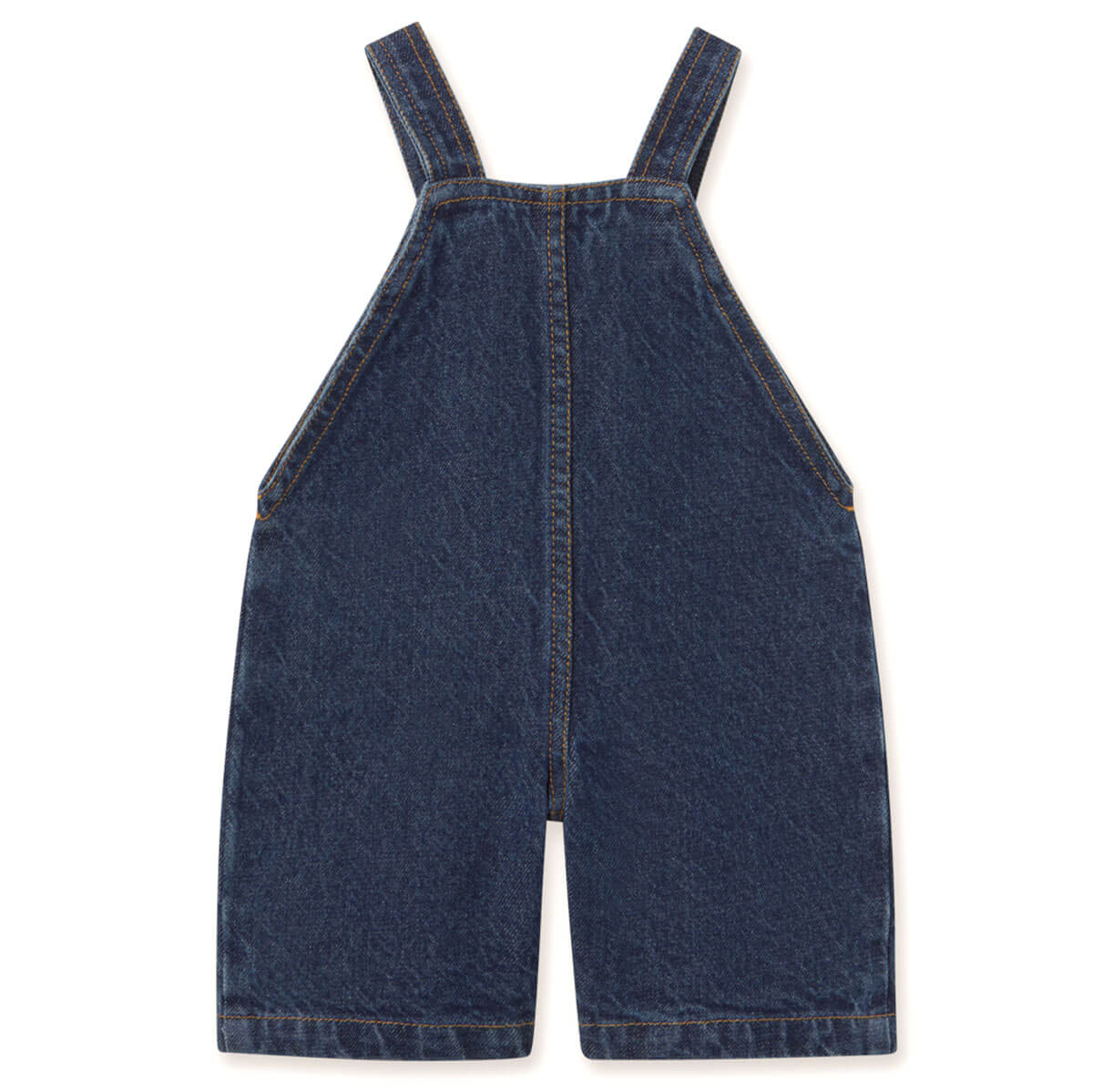 Mini Mushrooms Embroidered Baby Dungaree by Tinycottons