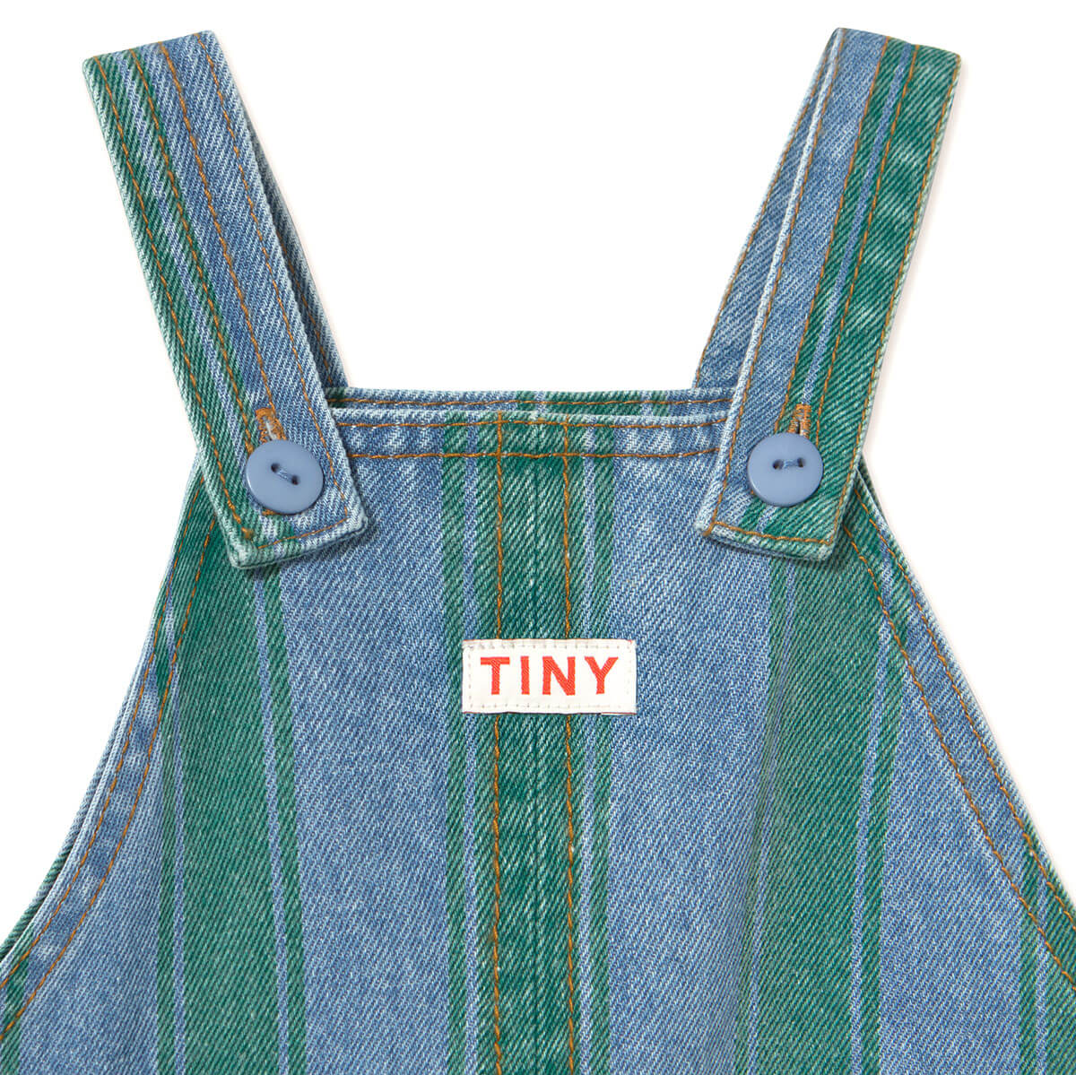 Retro Stripes Baby Dungaree by Tinycottons
