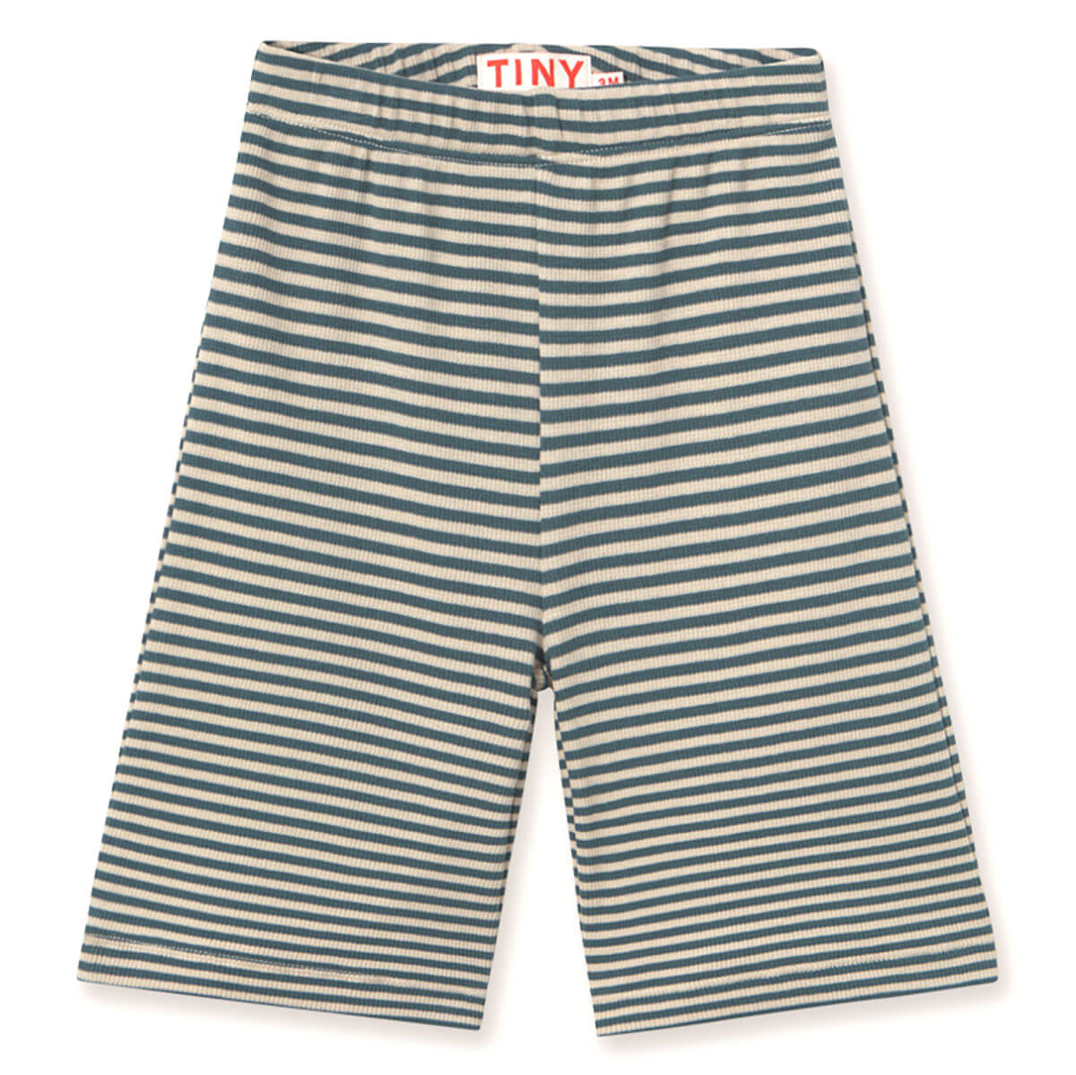 Stripes Rib Baby Pant in Stormy Blue by Tinycottons