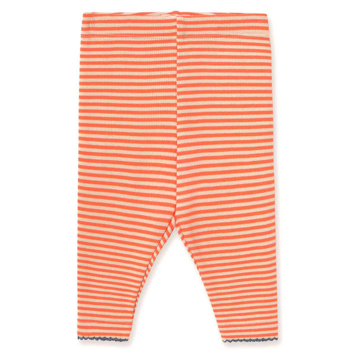Stripes Rib Baby Pant in Summer Red by Tinycottons