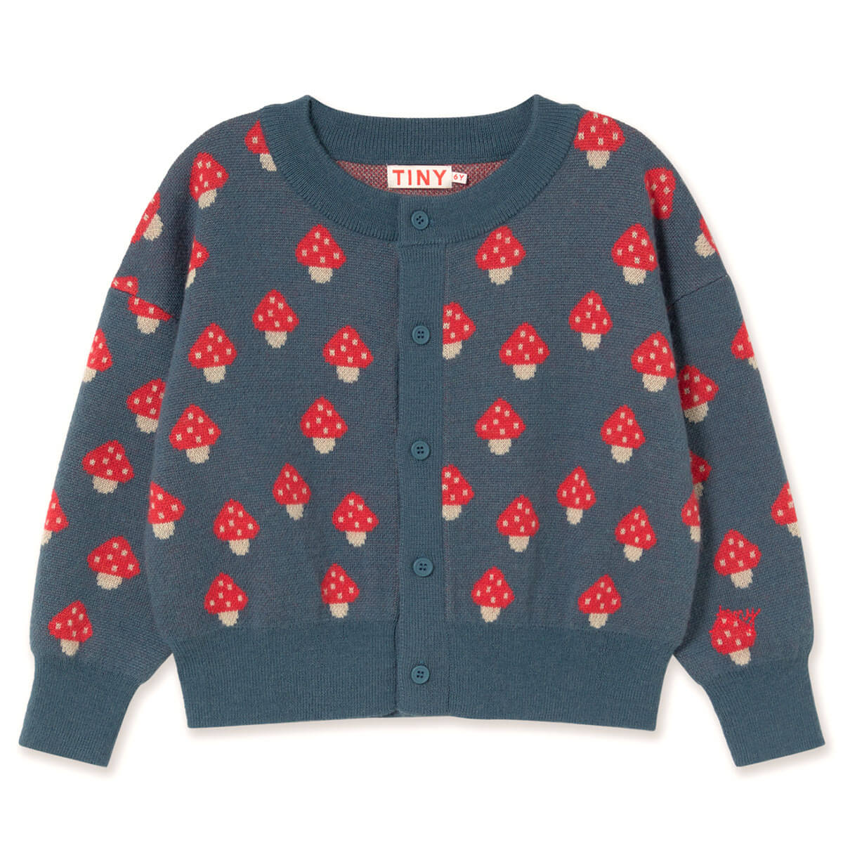 Tiny Mushrooms Cardigan by Tinycottons