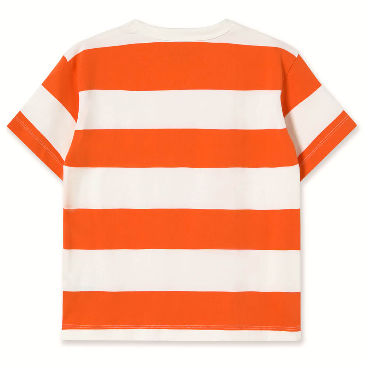 Stripes Knit Tee in Summer Red by Tinycottons