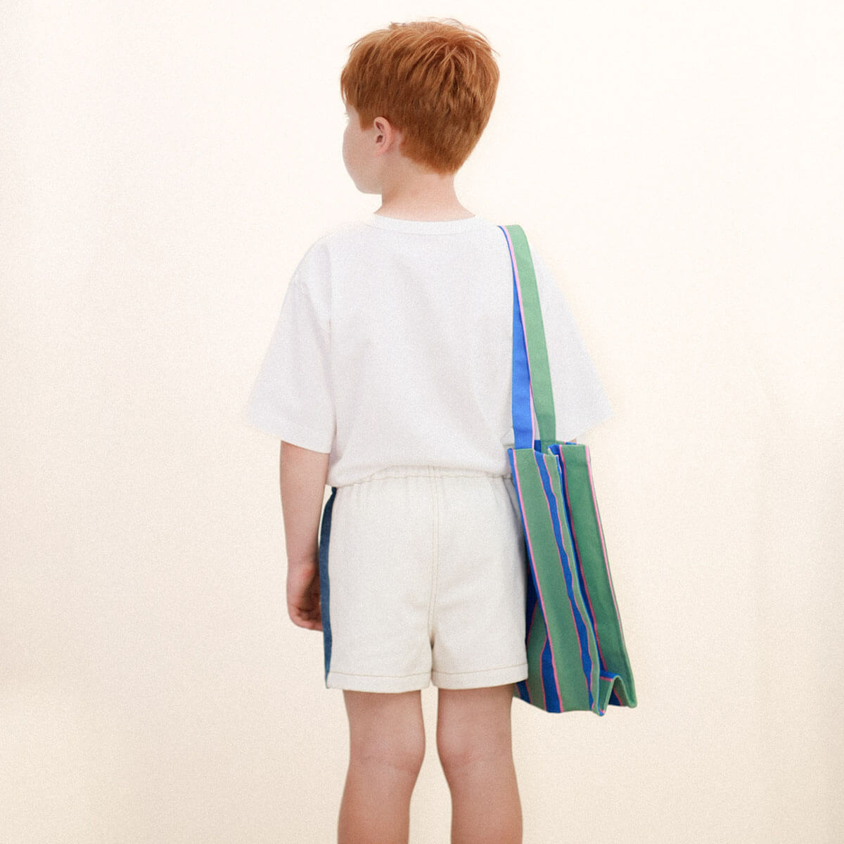 Tiny Tote Bag in Washed Emerald by Tinycottons