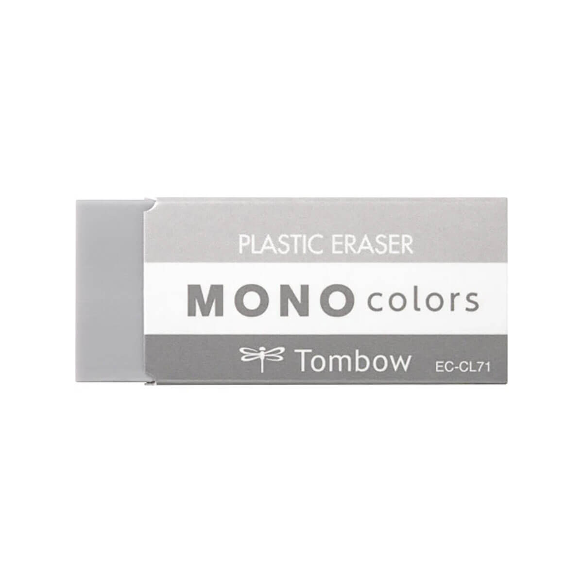 Mono Colors Plastic Eraser in Grey by Tombow