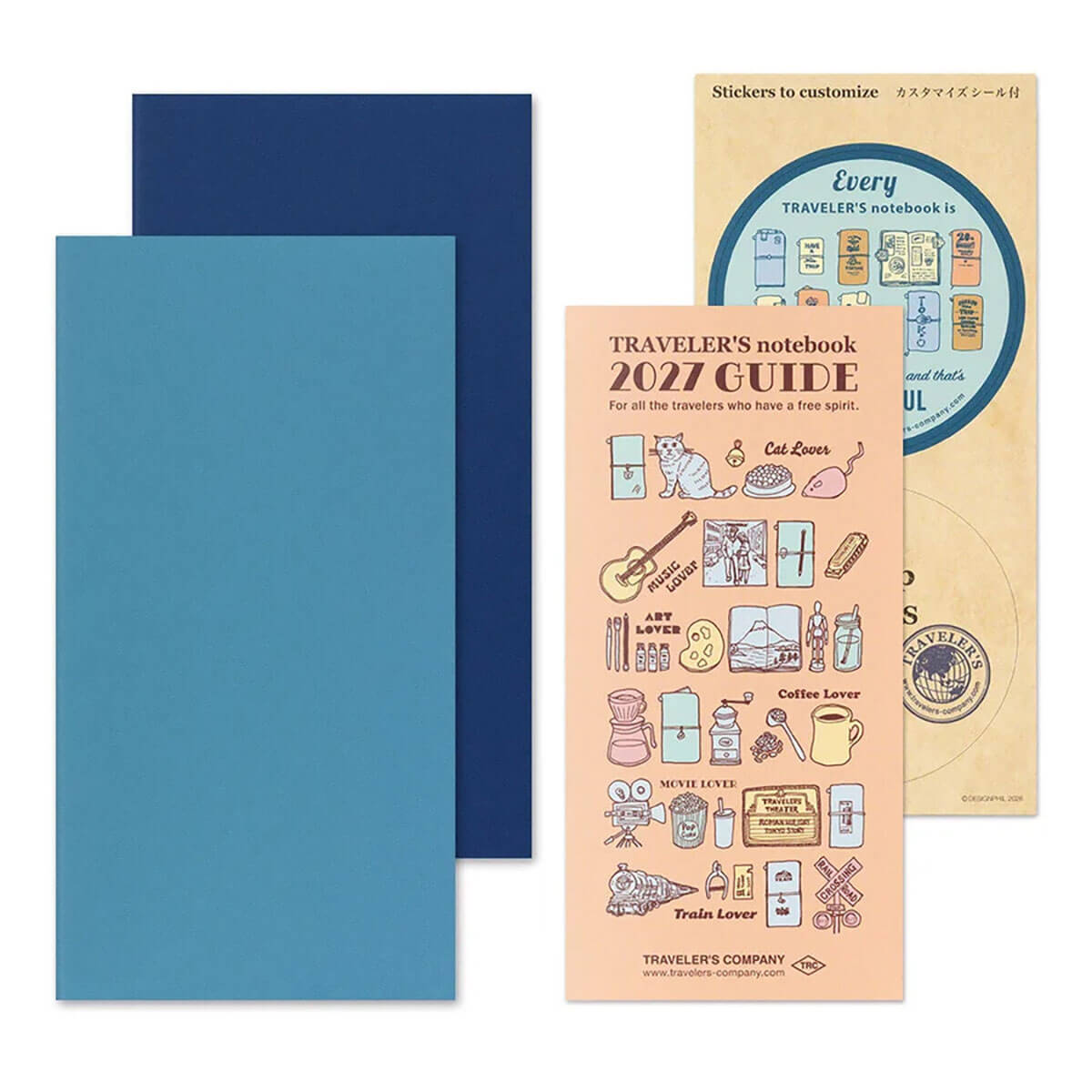 Traveler's Notebook Refill Weekly & Memo 2027 by Traveler's Company
