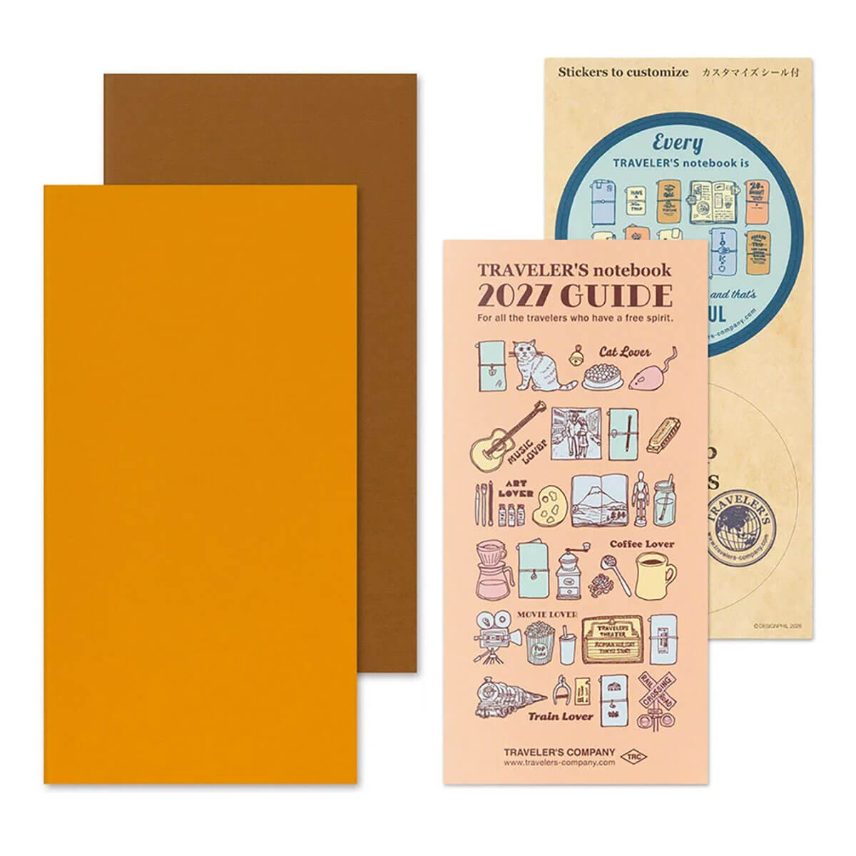 Traveler's Notebook Refill Weekly Vertical 2027 by Traveler's Company