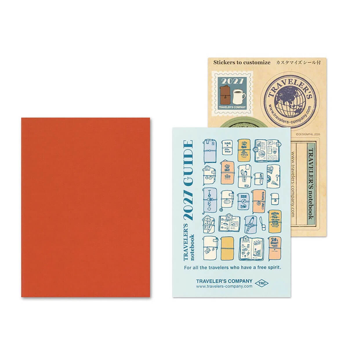 Traveler's Notebook Passport Size Refill Monthly 2027 by Traveler's Company