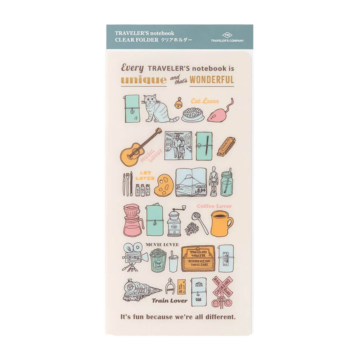 Traveler's Notebook Clear Folder 2027 by Traveler's Company
