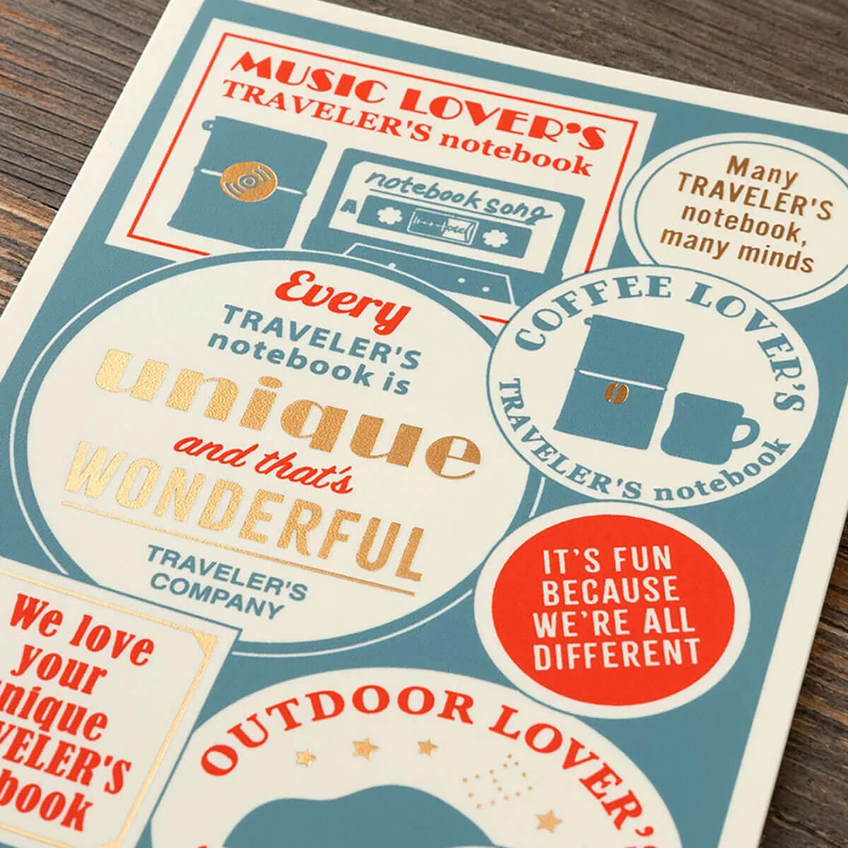 Traveler's Notebook Plastic Sheet 2027 by Traveler's Company