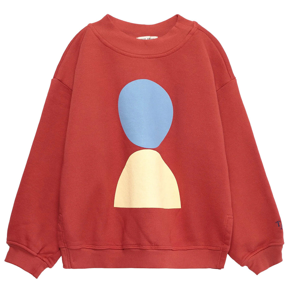 Circles Sweatshirt in Red by True Artist
