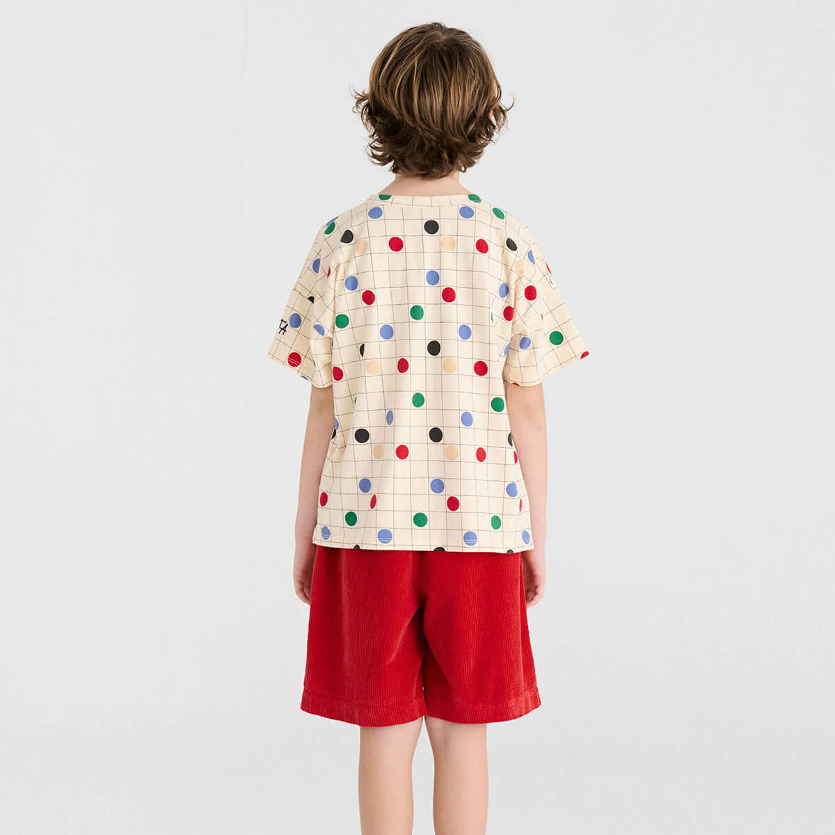 Circles T-Shirt in Off White by True Artist
