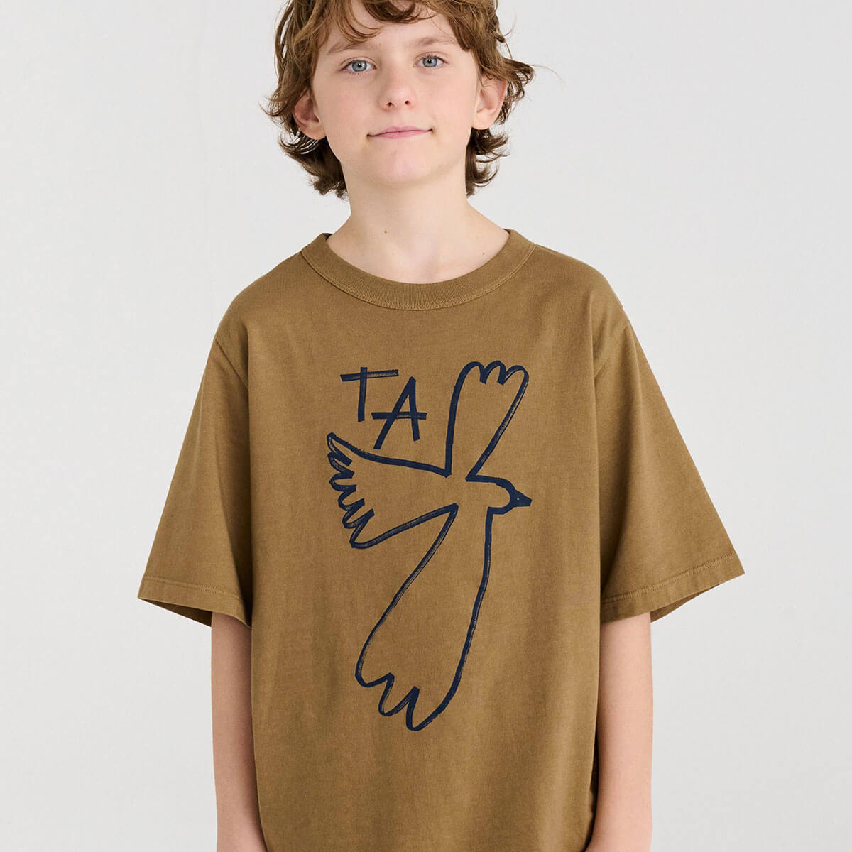 T-Shirt nº05 in Otter Brown by True Artist