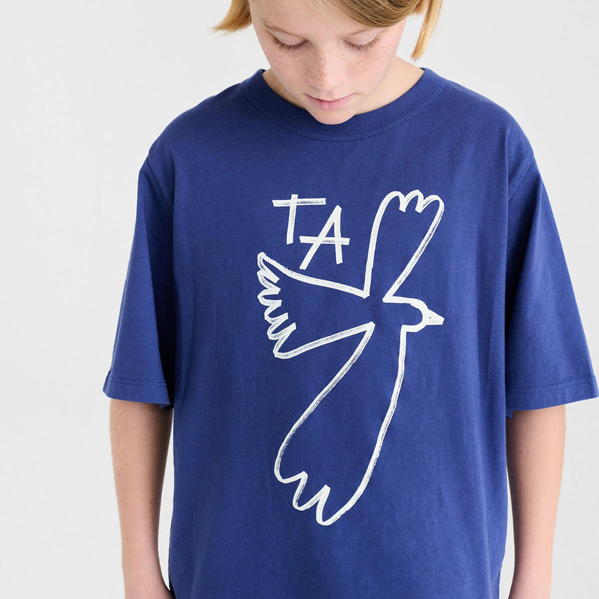 T-Shirt nº05 in Skipper Blue by True Artist