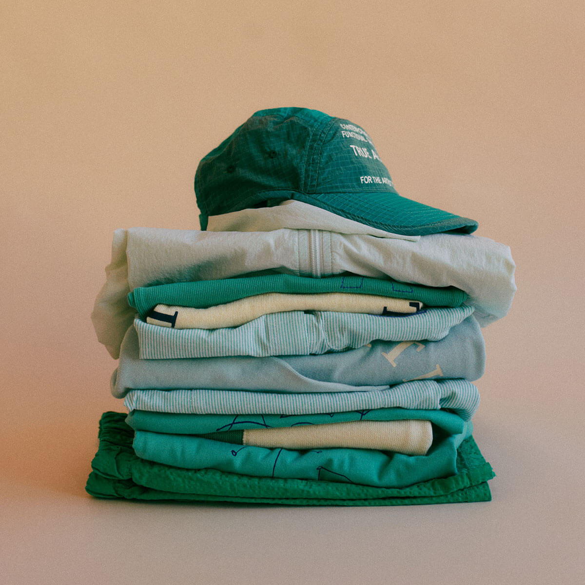 T-shirt nº05 in Jade Green by True Artist