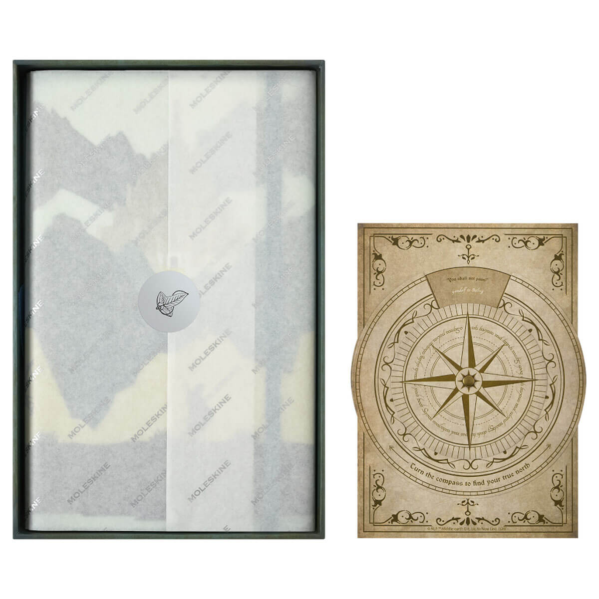 The Lord of the Rings Limited Edition Gift Box Aragorn Large Ruled Notebook by Moleskine