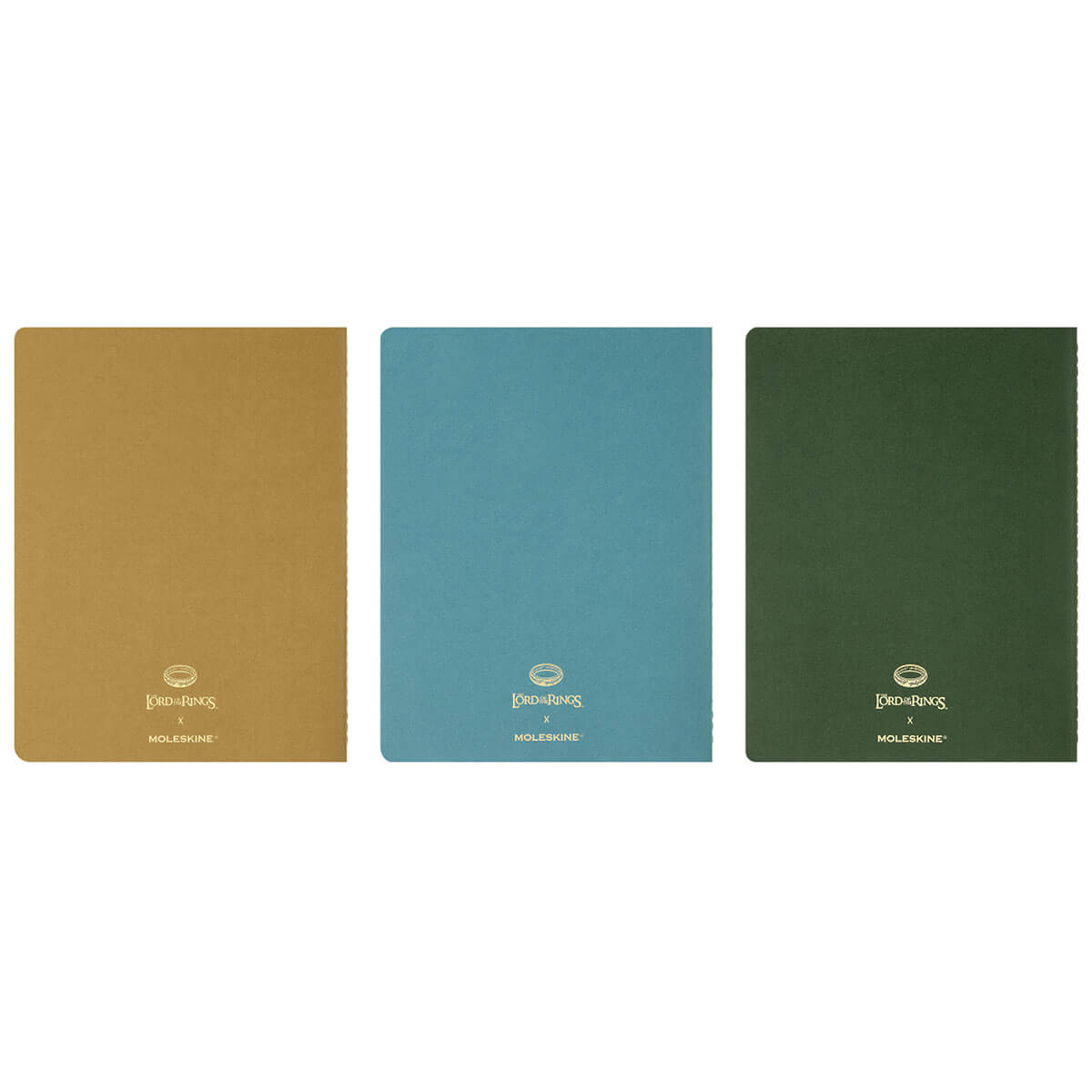The Lord of the Rings Limited Edition Set of Three XL Cahier Journals by Moleskine