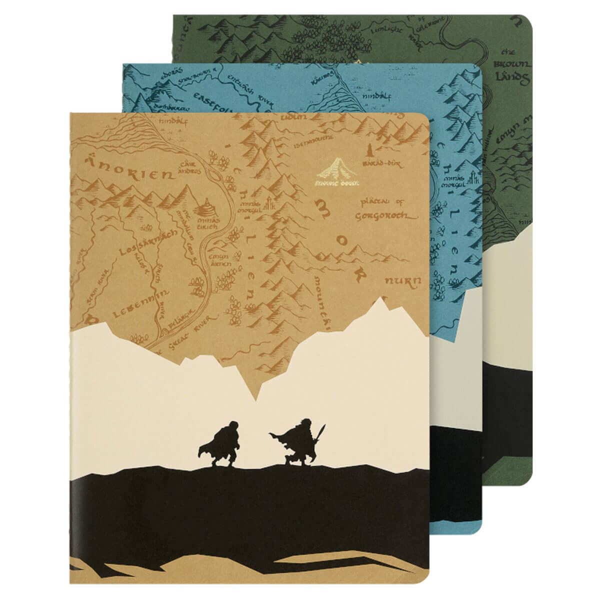 The Lord of the Rings Limited Edition Set of Three XL Cahier Journals by Moleskine