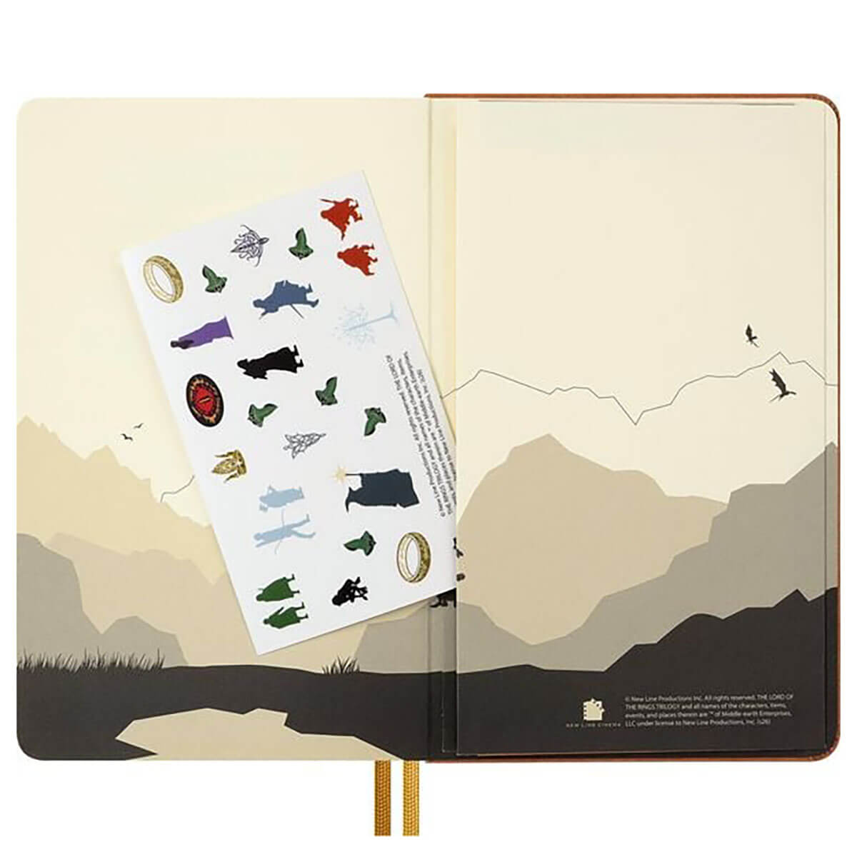 The Lord of the Rings Limited Edition Frodo & Sam Large Ruled Notebook by Moleskine
