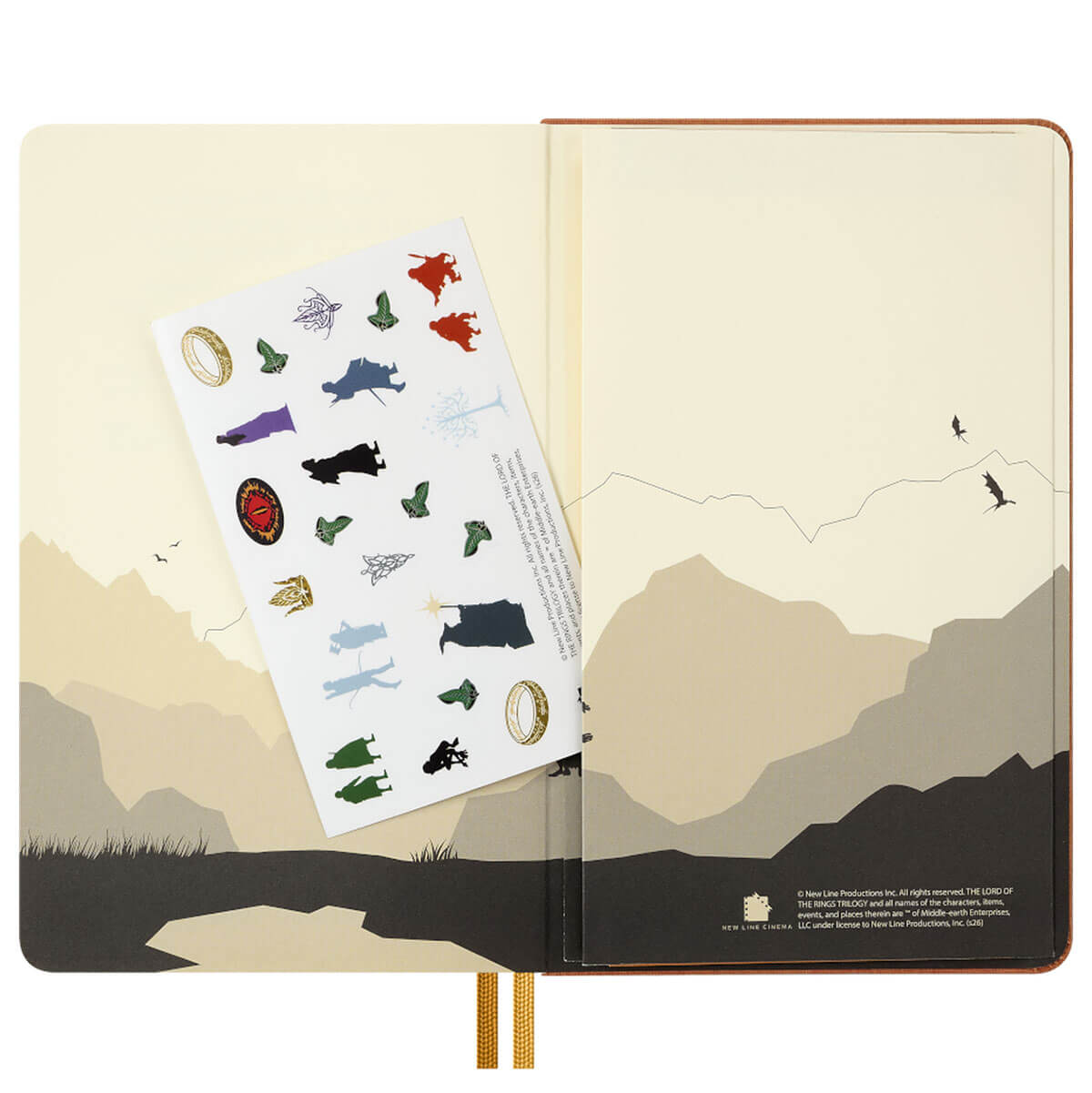 The Lord of the Rings Limited Edition Gift Box Frodo & Sam Large Ruled Notebook by Moleskine