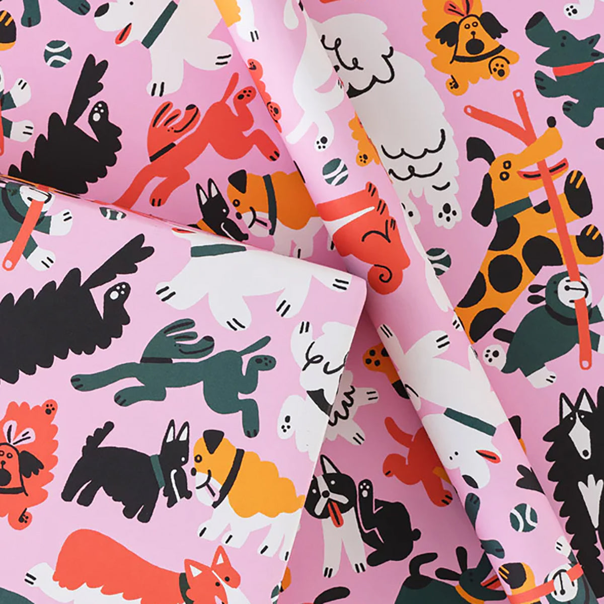 Dogs Day Out Gift Wrap by Cari Vander Yacht for Wrap