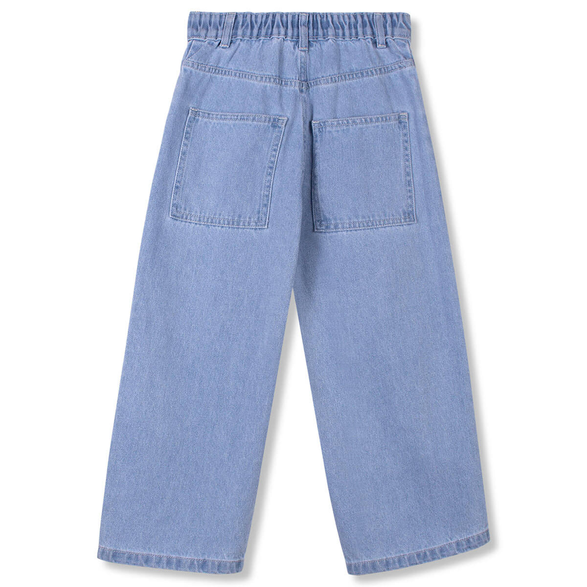 Studio Jean in Mid Wash Denim / Mushroom by Wynken