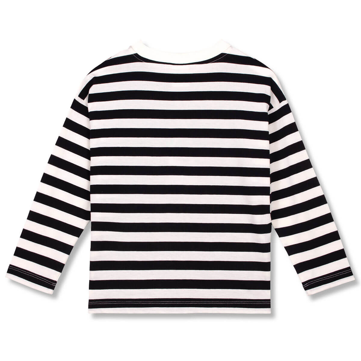 Wynken Rodeo Stripe Tee in Black / Ecru by Wynken