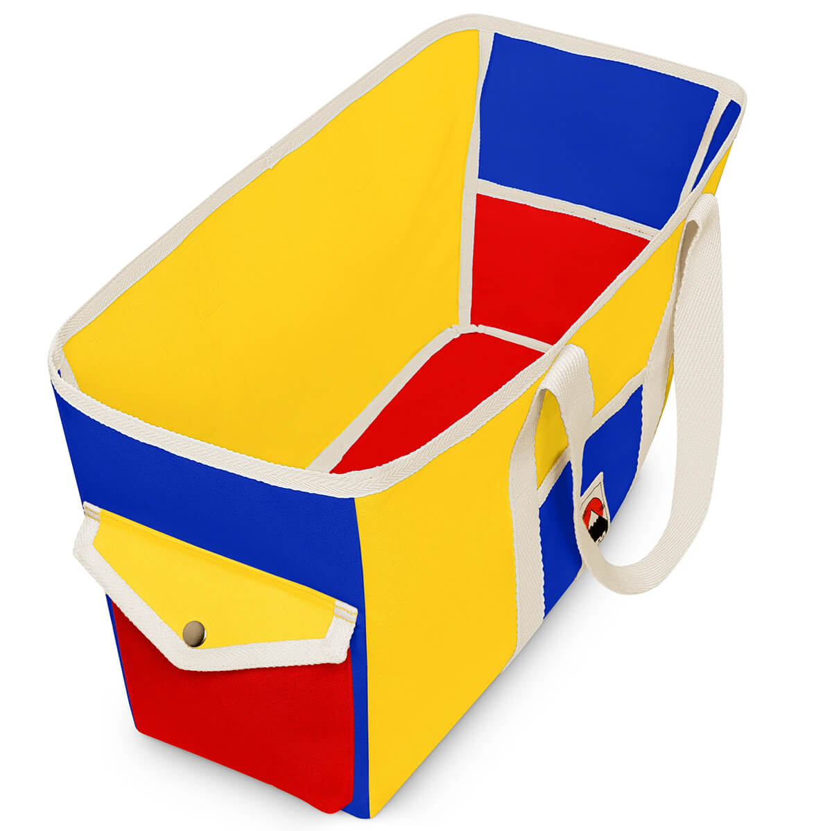 Beach Bag in Tricolour by YKRA