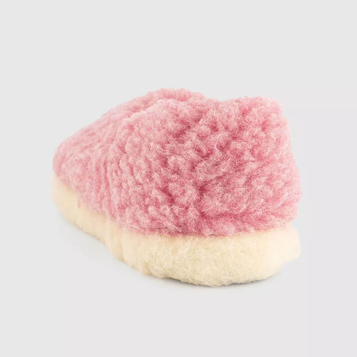 Full Slippers in Pink by Yoko Wool