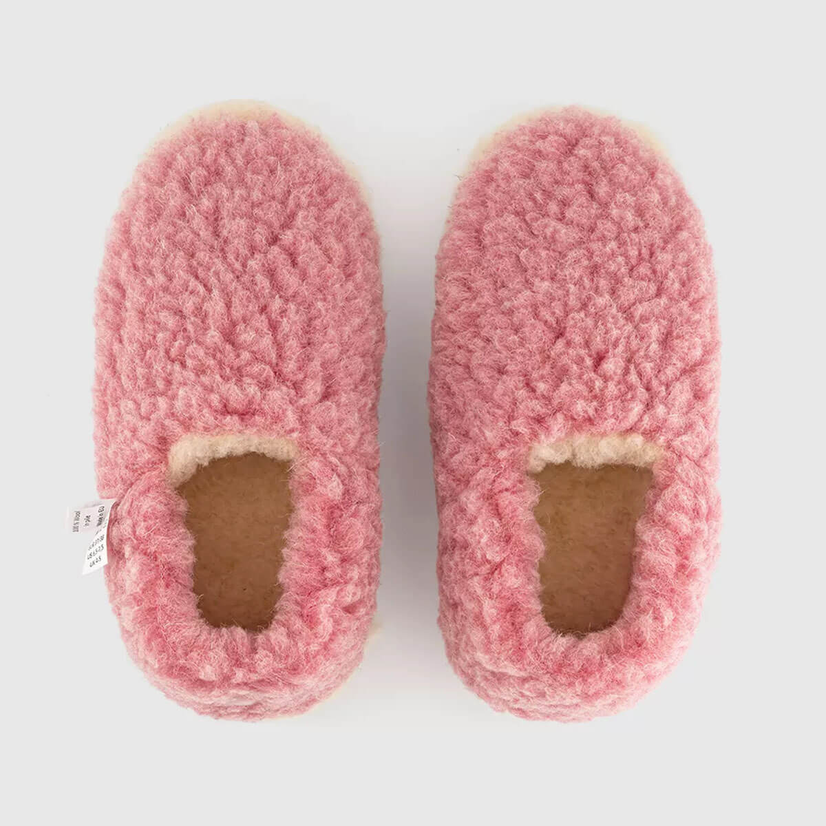 Full Slippers in Pink by Yoko Wool