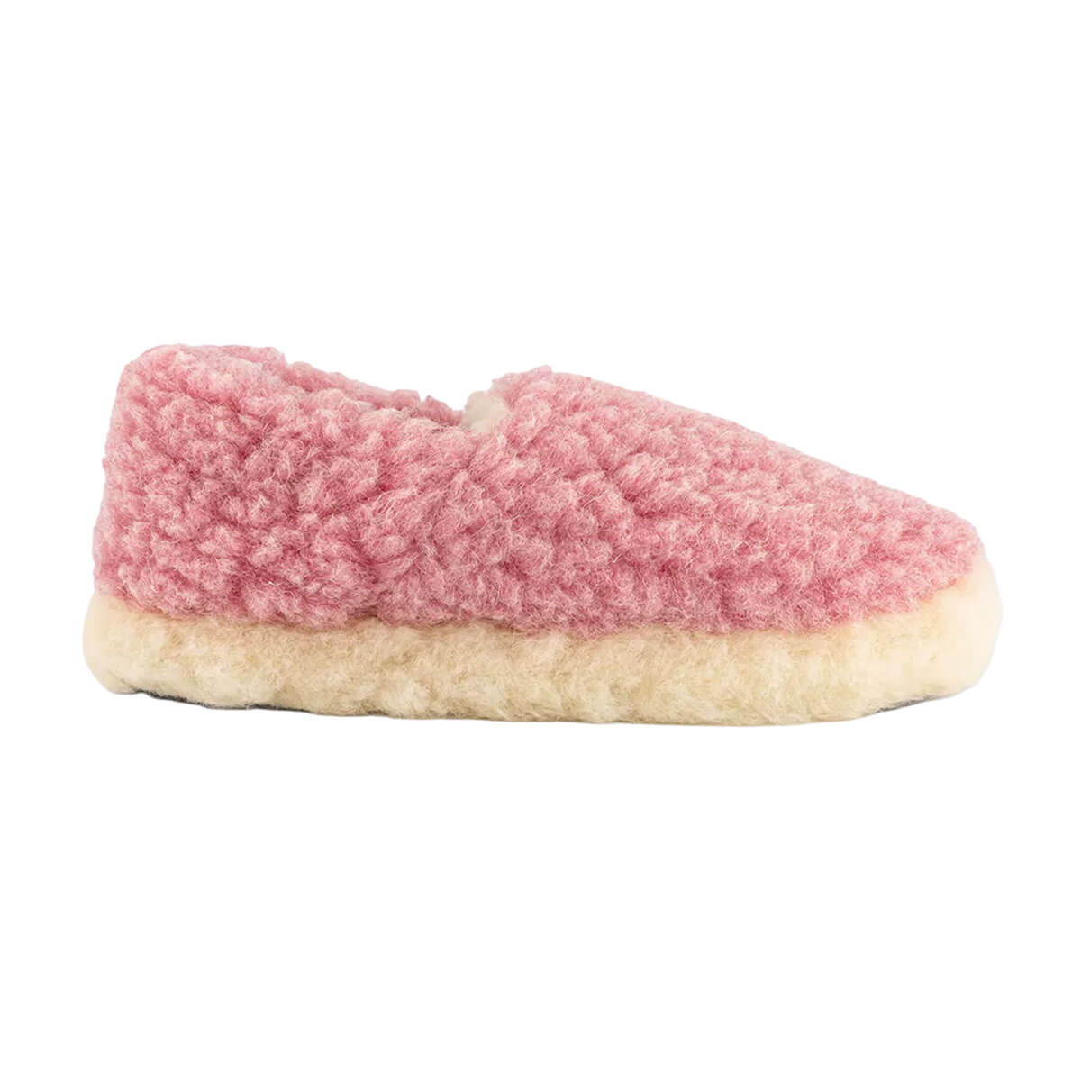Full Slippers in Pink by Yoko Wool