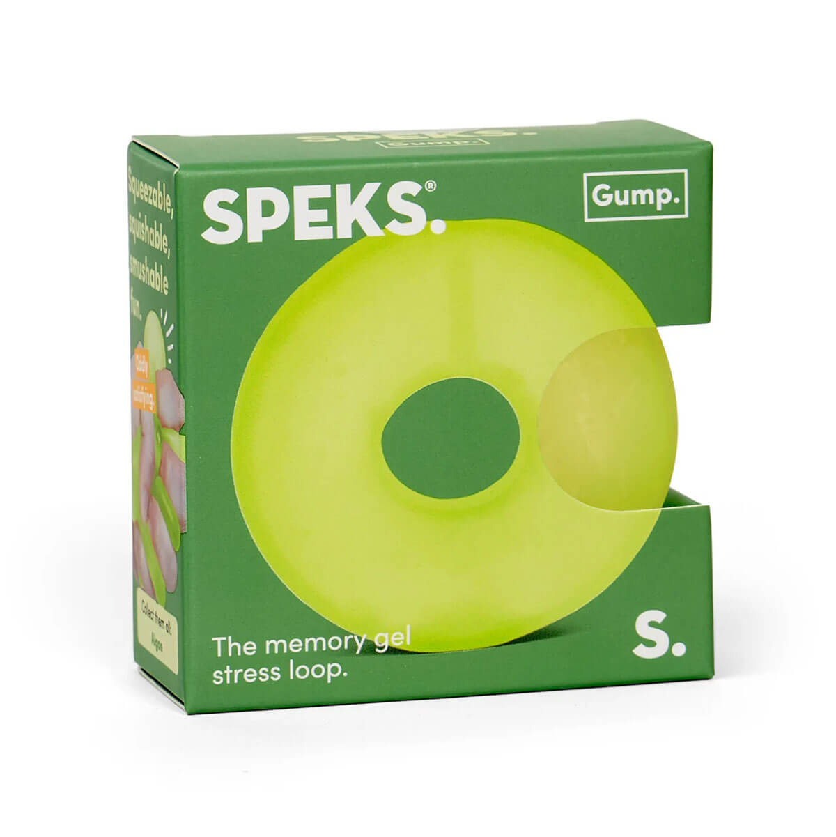 Gump Loop Squishy Toy in Algae by Speks