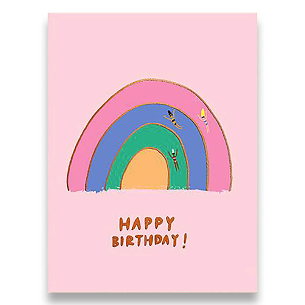 Happy Birthday Rainbow Pals Greetings Card by Carolyn Suzuki for 1973