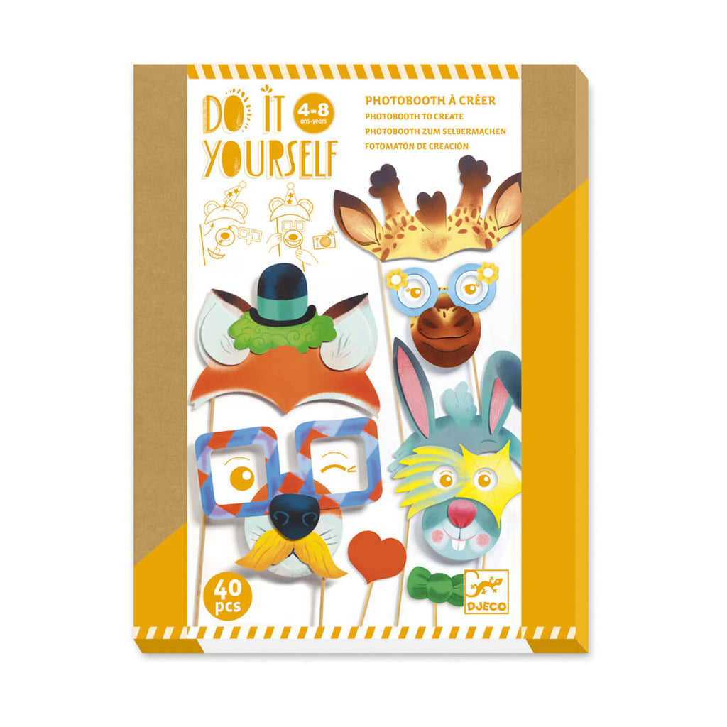 Animal Party Photo Booth DIY Craft Kit by Djeco
