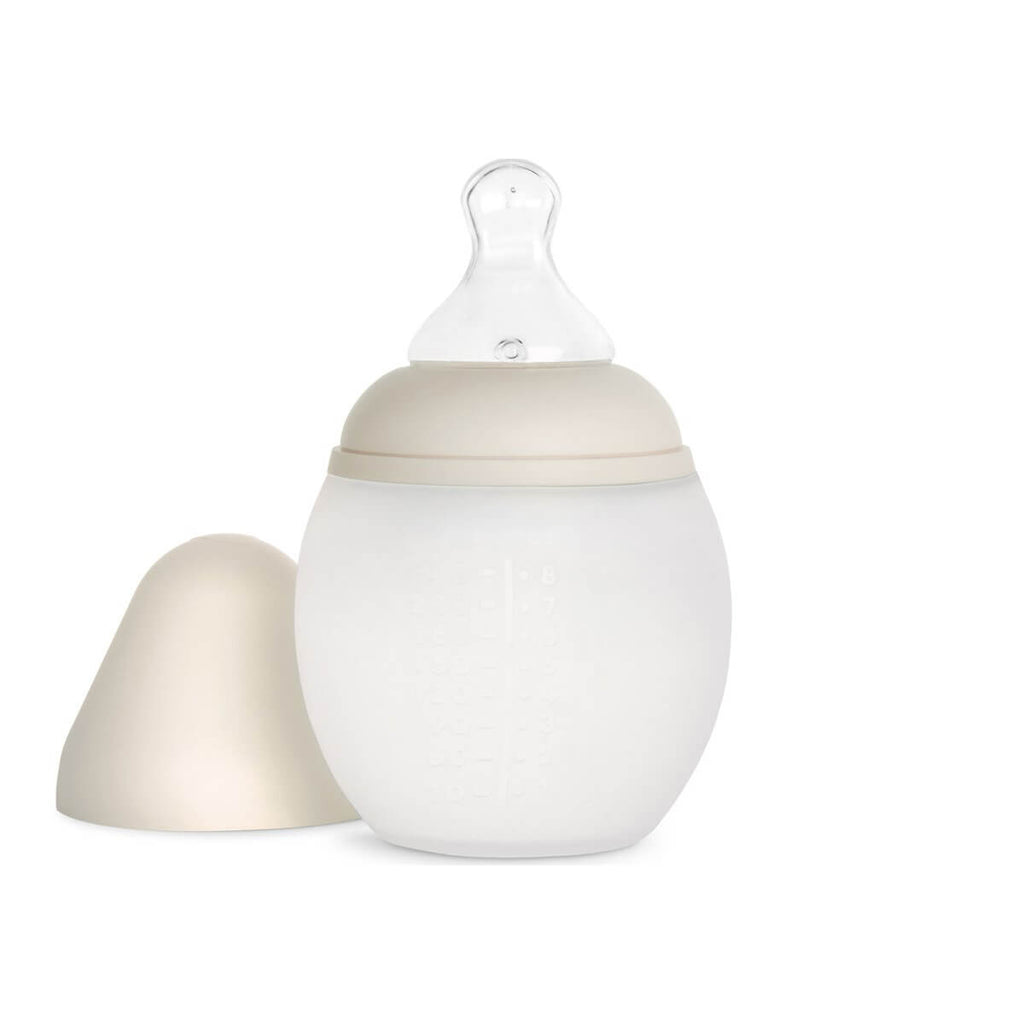 Baby Feeding Bottle 150ml With Teat in Sand by Élhée