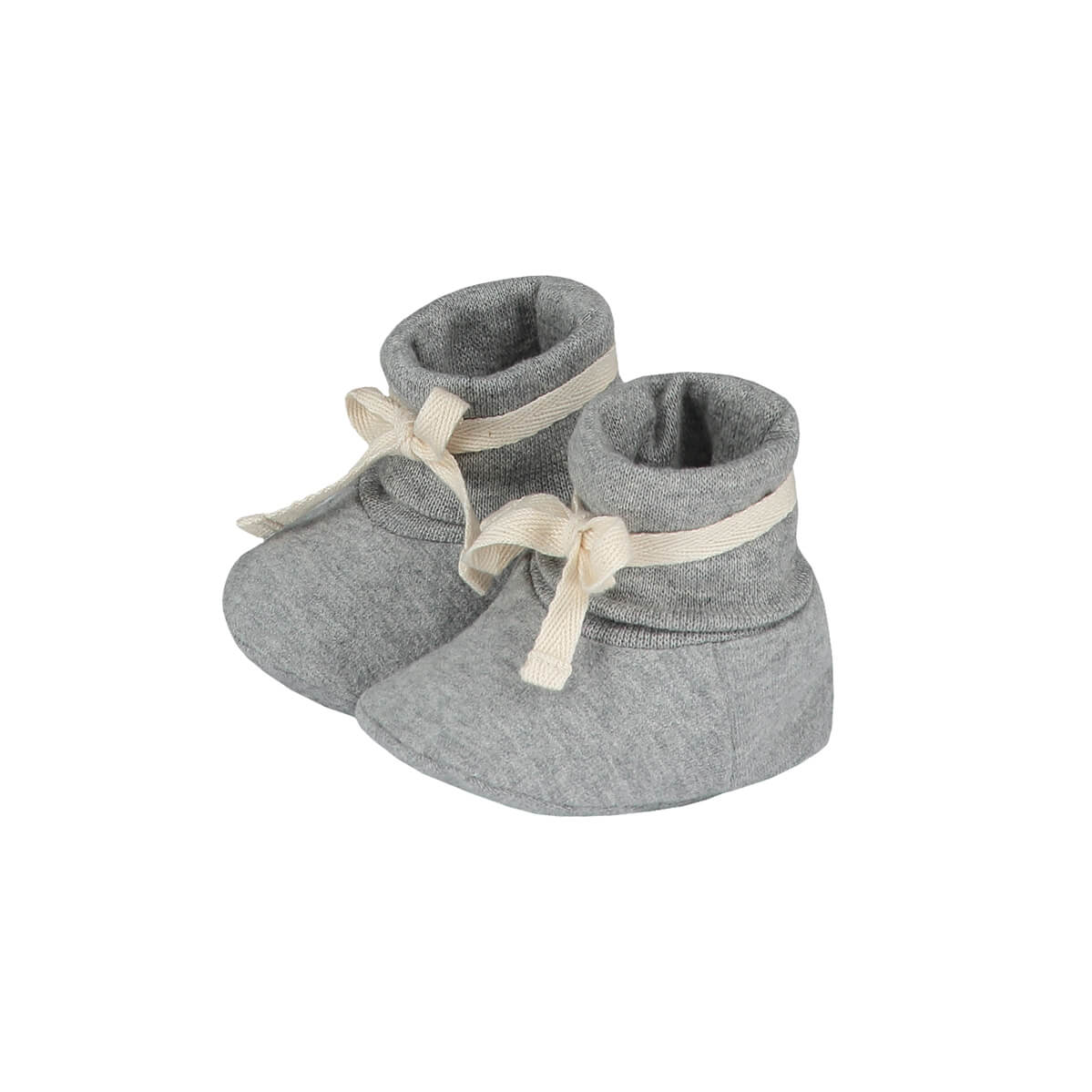 Ribbed Booties in Grey Melange by Gray Label