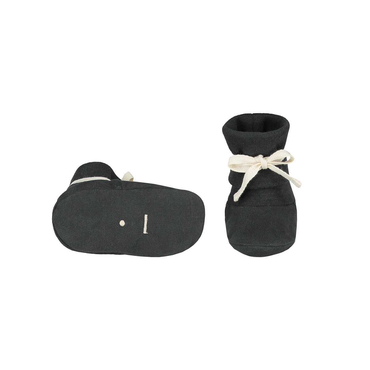 Ribbed Booties in Nearly Black by Gray Label