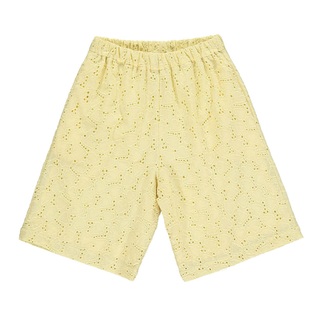Heart Lace Shorts in Vanilla by Beau Loves