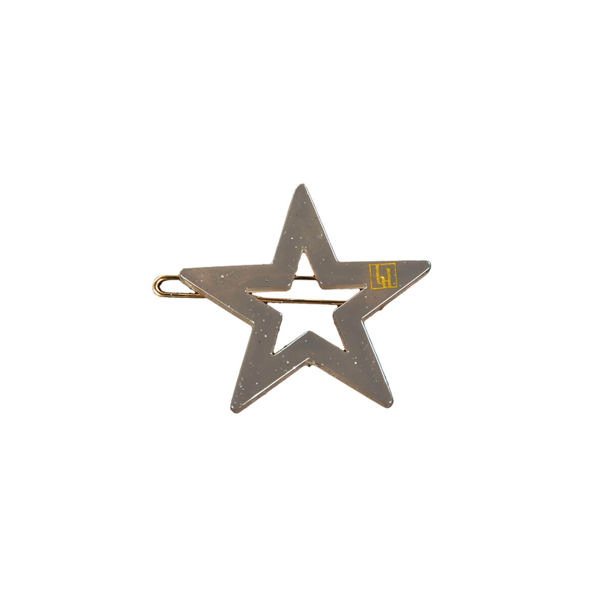 Star Hair Clip in Mole by Bon Dep