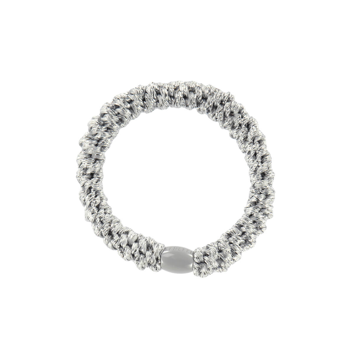 Kknekki Snag Free Hair Band in Silver Glitter by Bon Dep